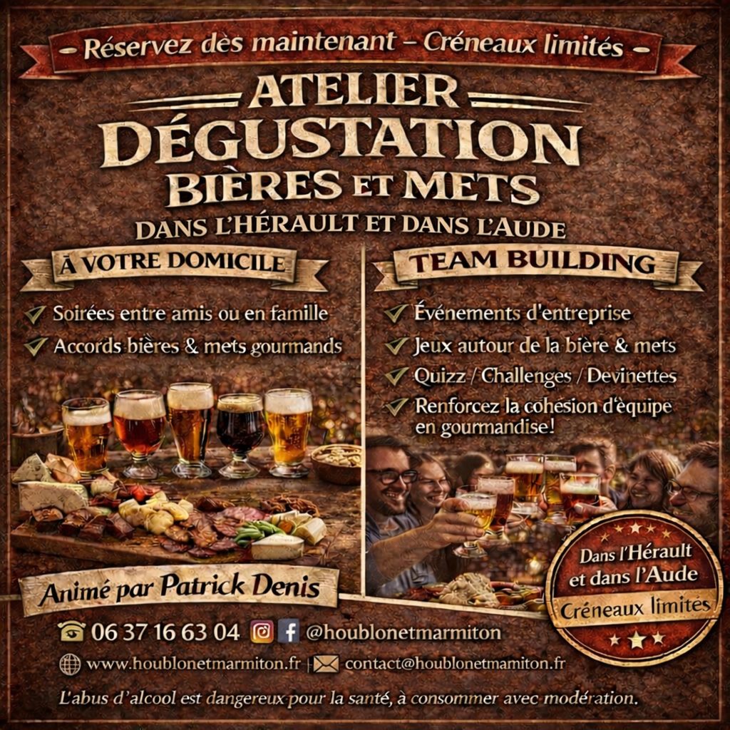 Atelier Beer Pairing - Houblon et marmiton